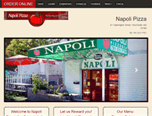 Tablet Screenshot of napolipizza.us